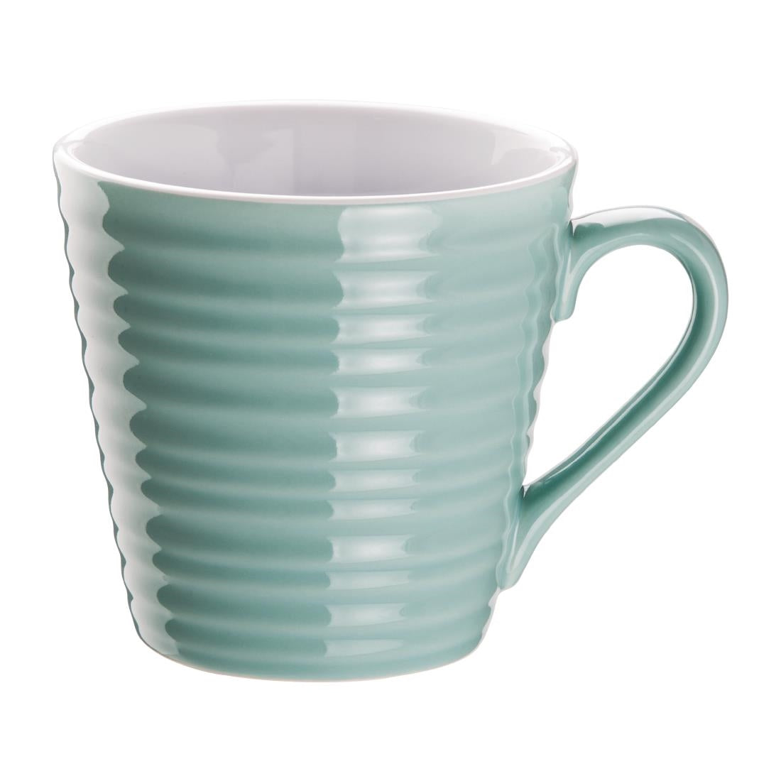 Olympia Cafe Aroma Mug Aqua 340ml (Pack of 6) - DH635 Olympia Crockery Olympia