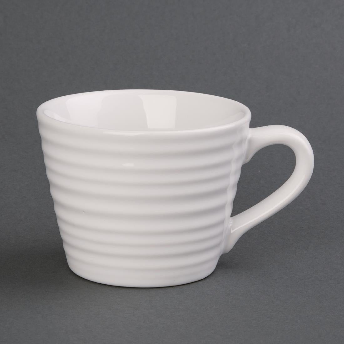 Olympia Cafe Aroma Mug White - 230ml 8fl oz (Box 6) - DH638 Olympia Crockery Olympia