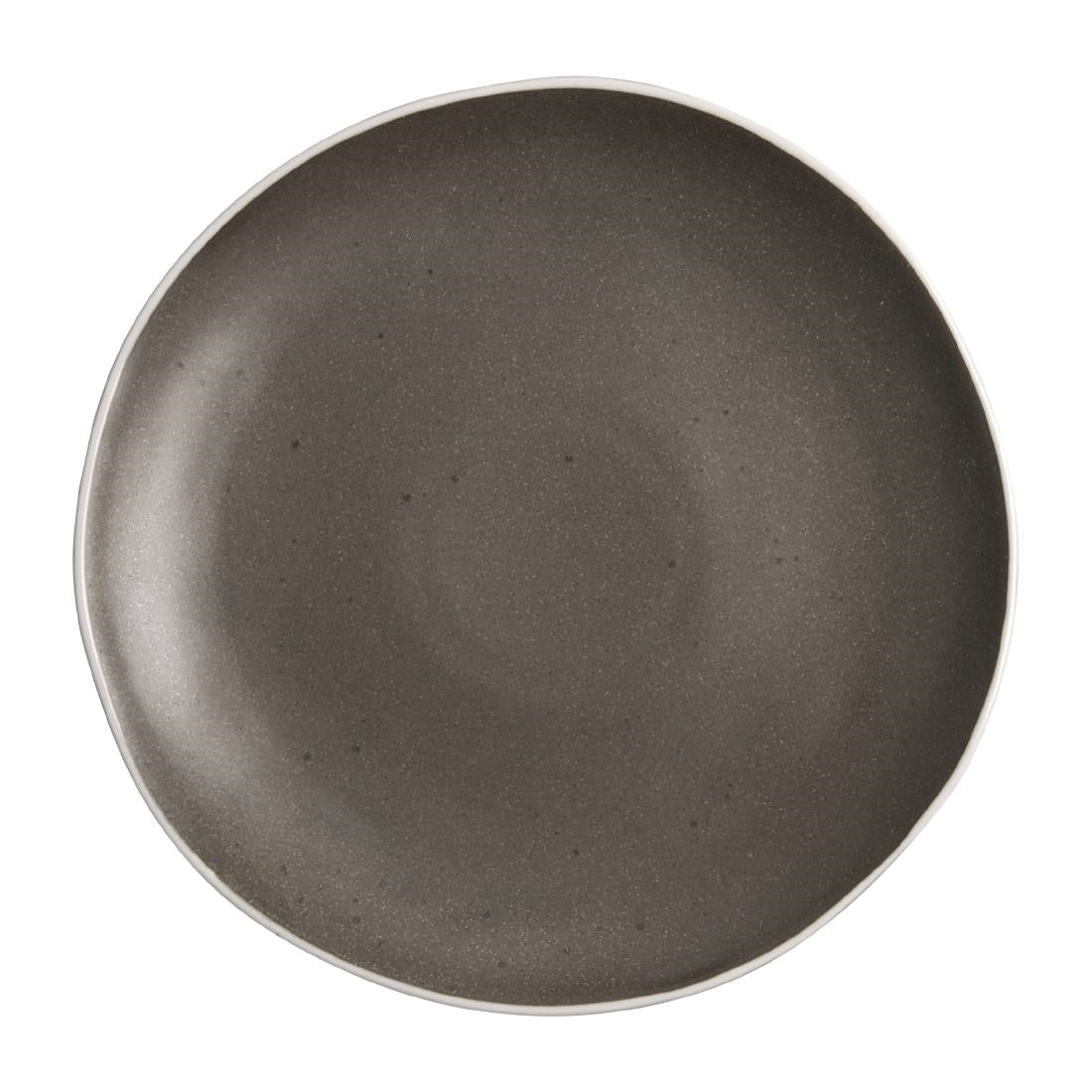 Olympia Chia Plates Charcoal 270mm (Pack of 6) - DR814 Plates Olympia