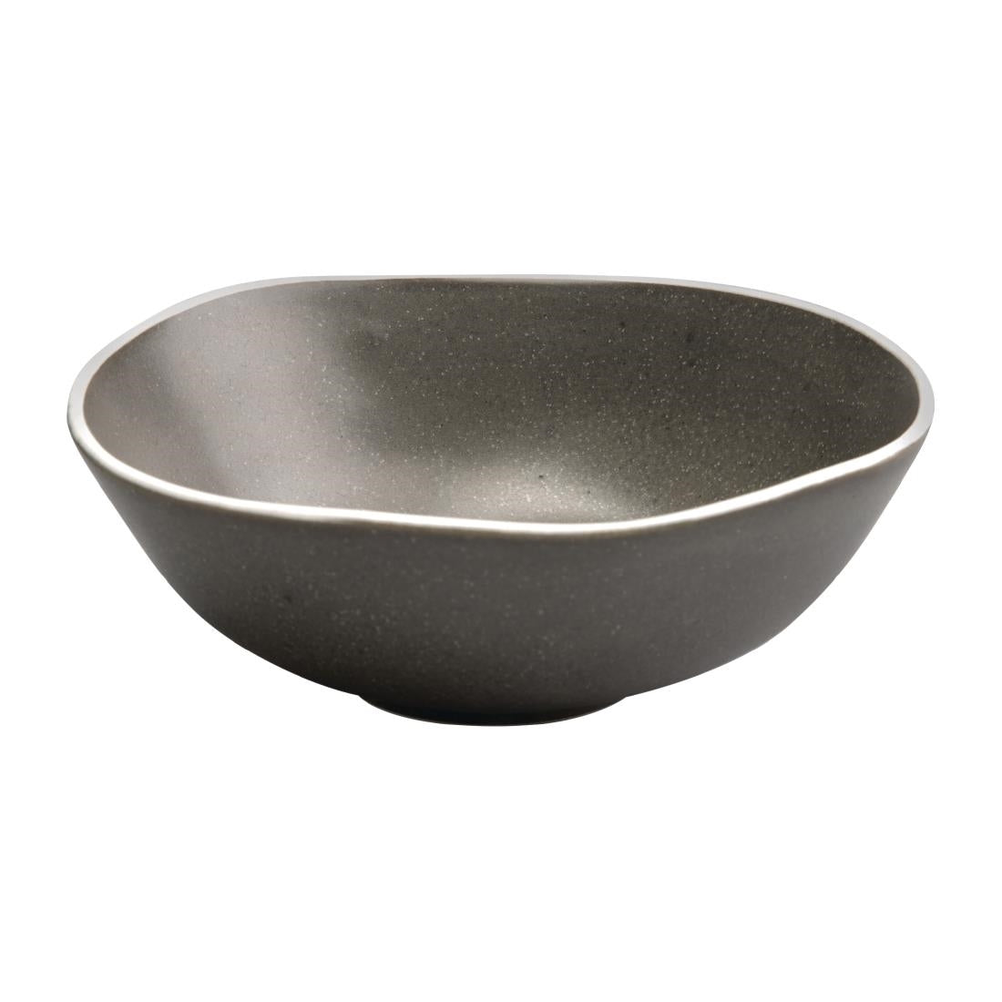 Olympia Chia Small Bowls Charcoal 155mm (Pack of 6) - DR817 Bowls Olympia
