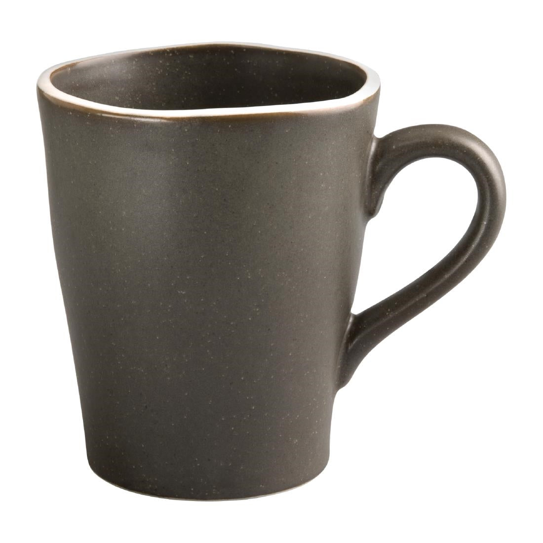 Olympia Chia Mugs Charcoal 340ml (Pack of 6) - DR819 Olympia Crockery Olympia
