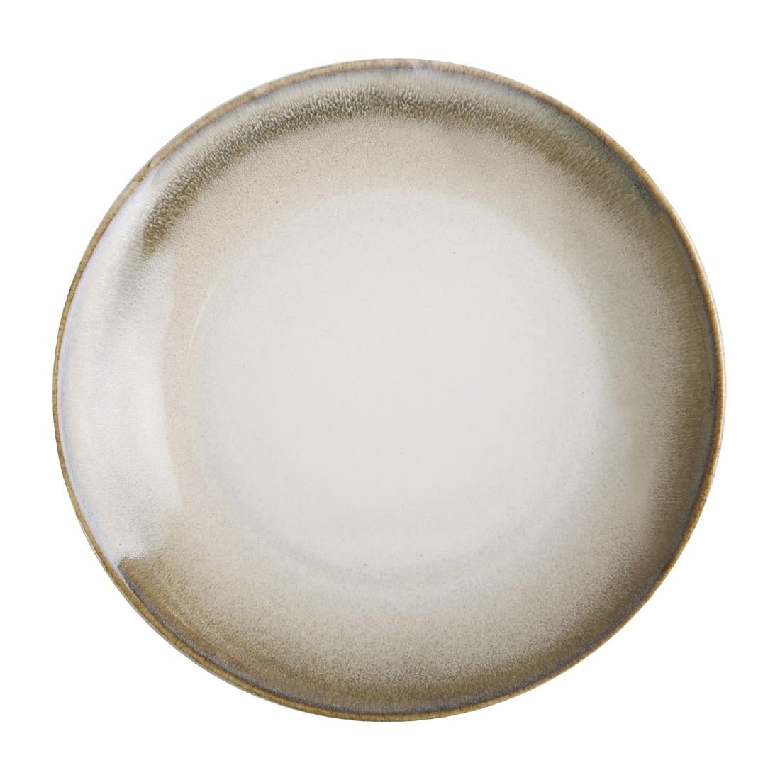 Olympia Birch Taupe Coupe Plates 205mm (Pack of 6) - DR782 Plates Olympia