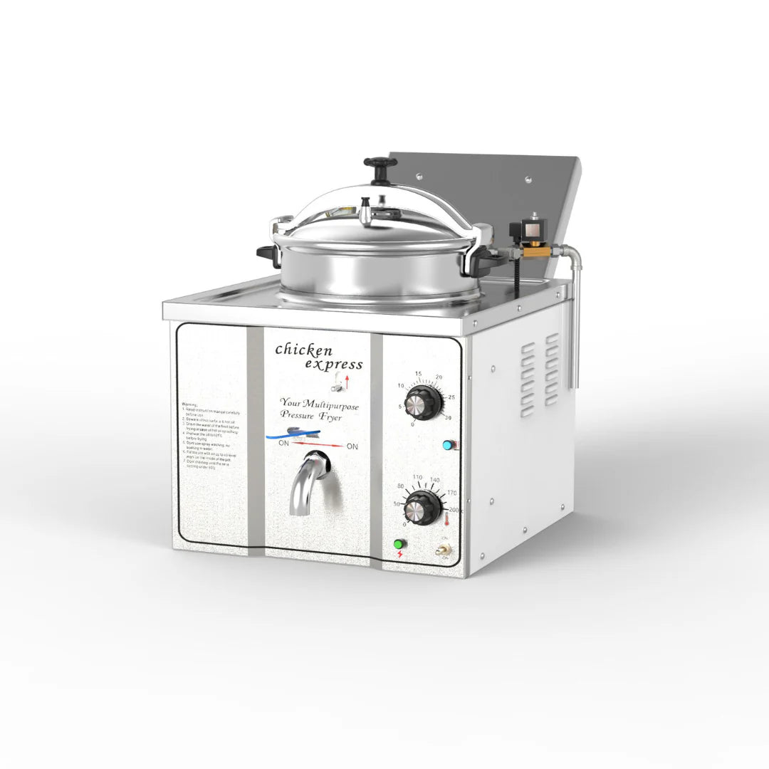 Hamoki Countertop Electric Pressure Fryer 15 Litre - 341001 Electric & Gas Pressure Fryers Hamoki