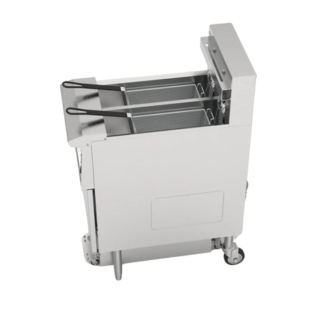 Hamoki Electric Freestanding Open Fryer Twin Tank Twin Basket 2 x 13 Litre - 341005 Freestanding Electric Fryers Hamoki