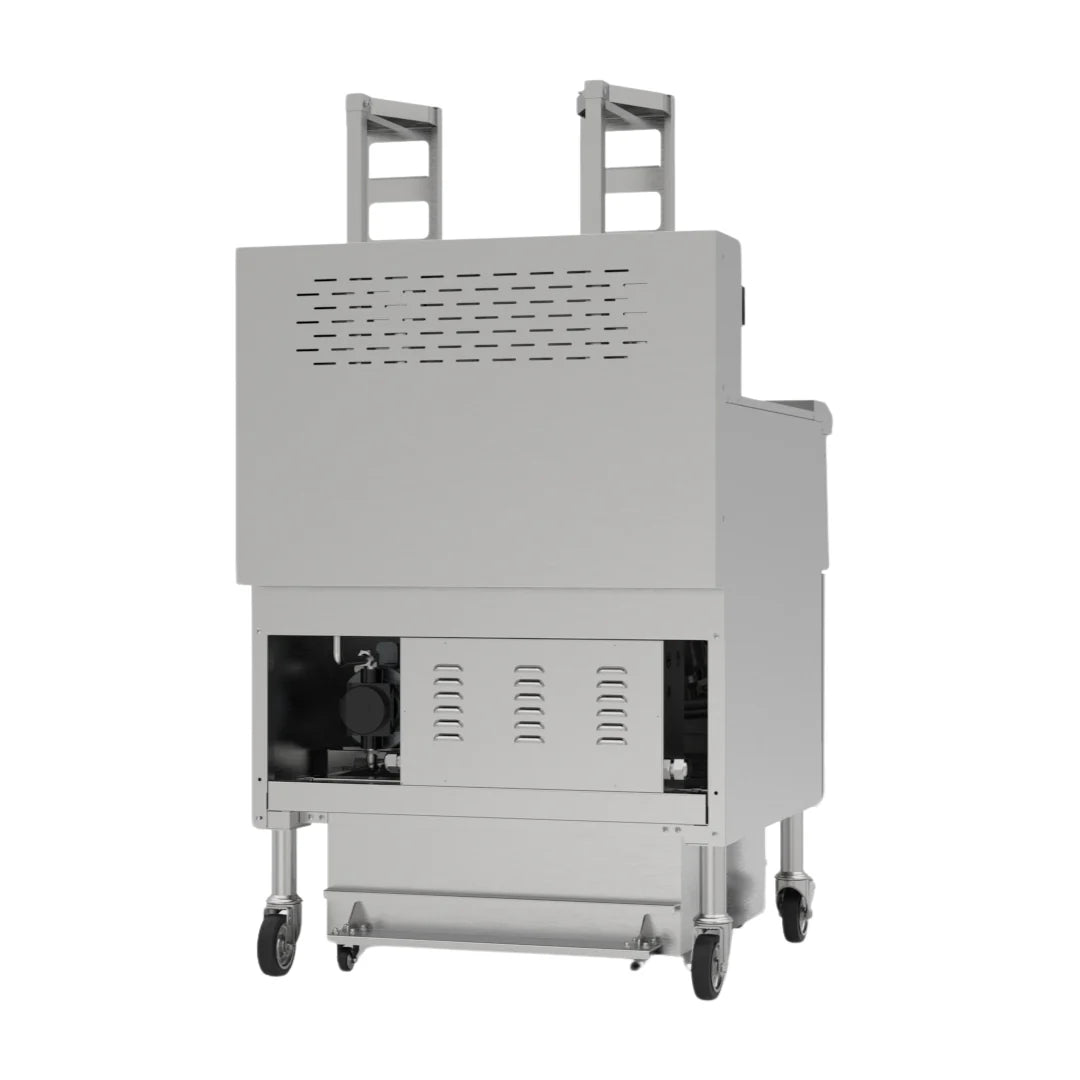 Hamoki Electric Freestanding Auto-Lift Open Fryer Twin Tank Twin Basket 2 x 26 Litre - 341008 Freestanding Electric Fryers Hamoki