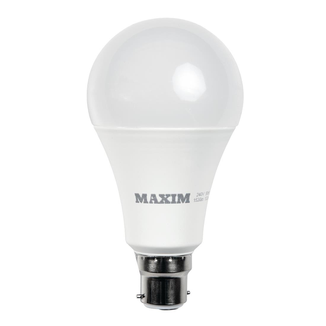 Status Maxim LED GLS Bayonet Cap Warm White 10W (Pack of 10) - HC650 Status