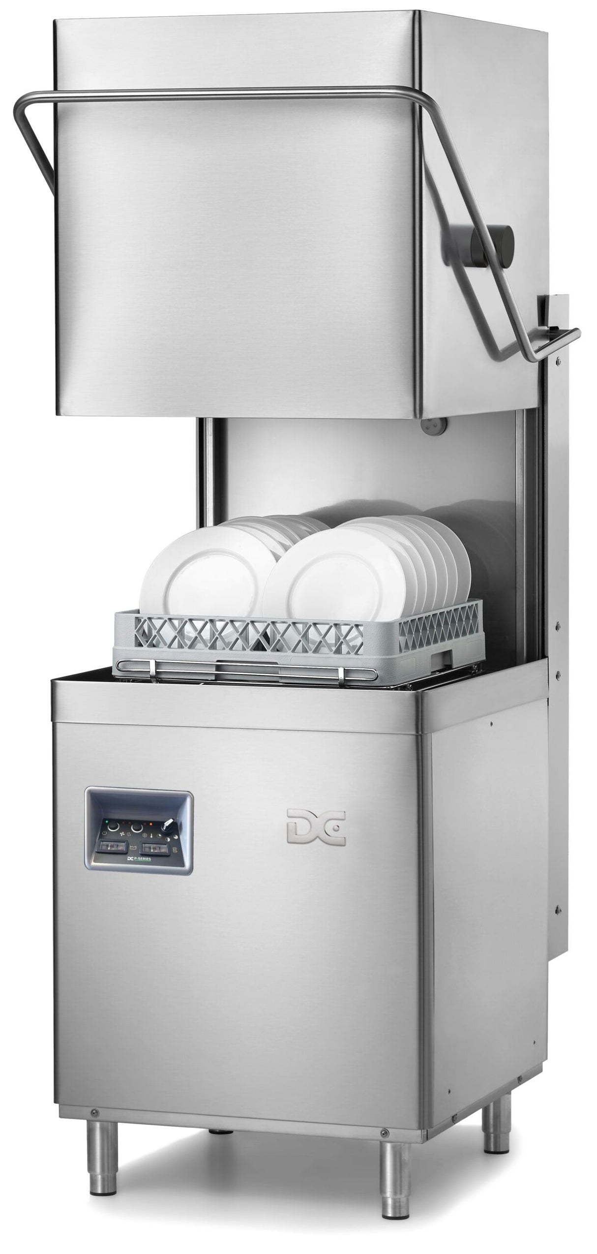 DC Standard Range ED900CP-D Passthrough Dishwasher with Drain Pump 500mm Rack 18 Plates Pass Through Hood Dishwashers DC