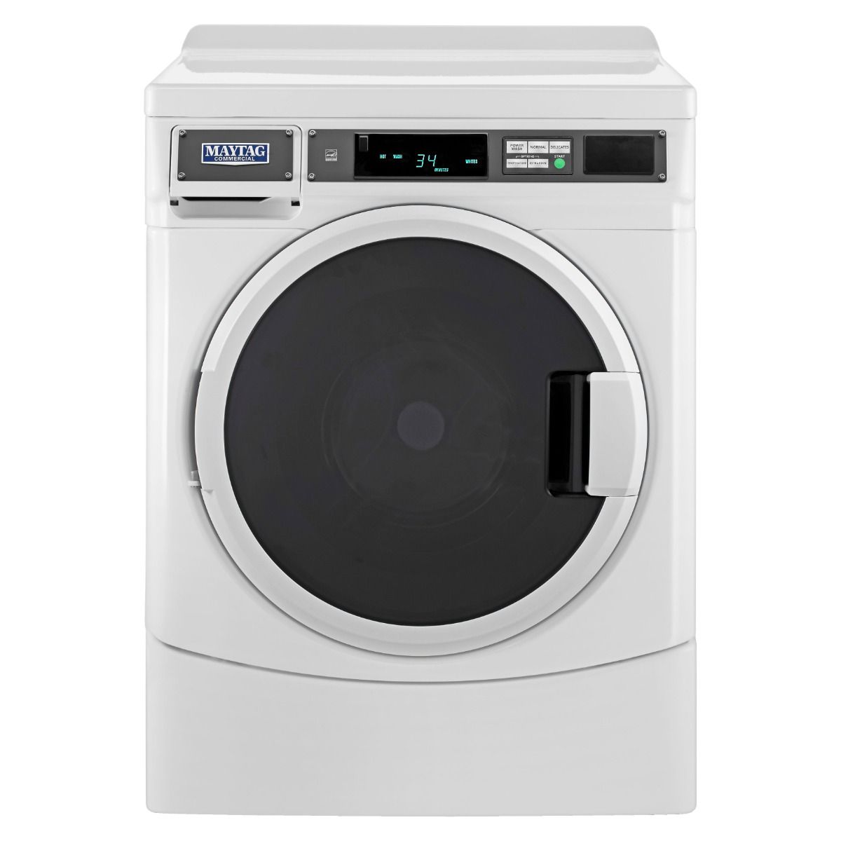 Maytag 10.5Kg American Style Front Loader Commercial Washing Machine | MHN33PRTGW Commercial Washing Machines Maytag