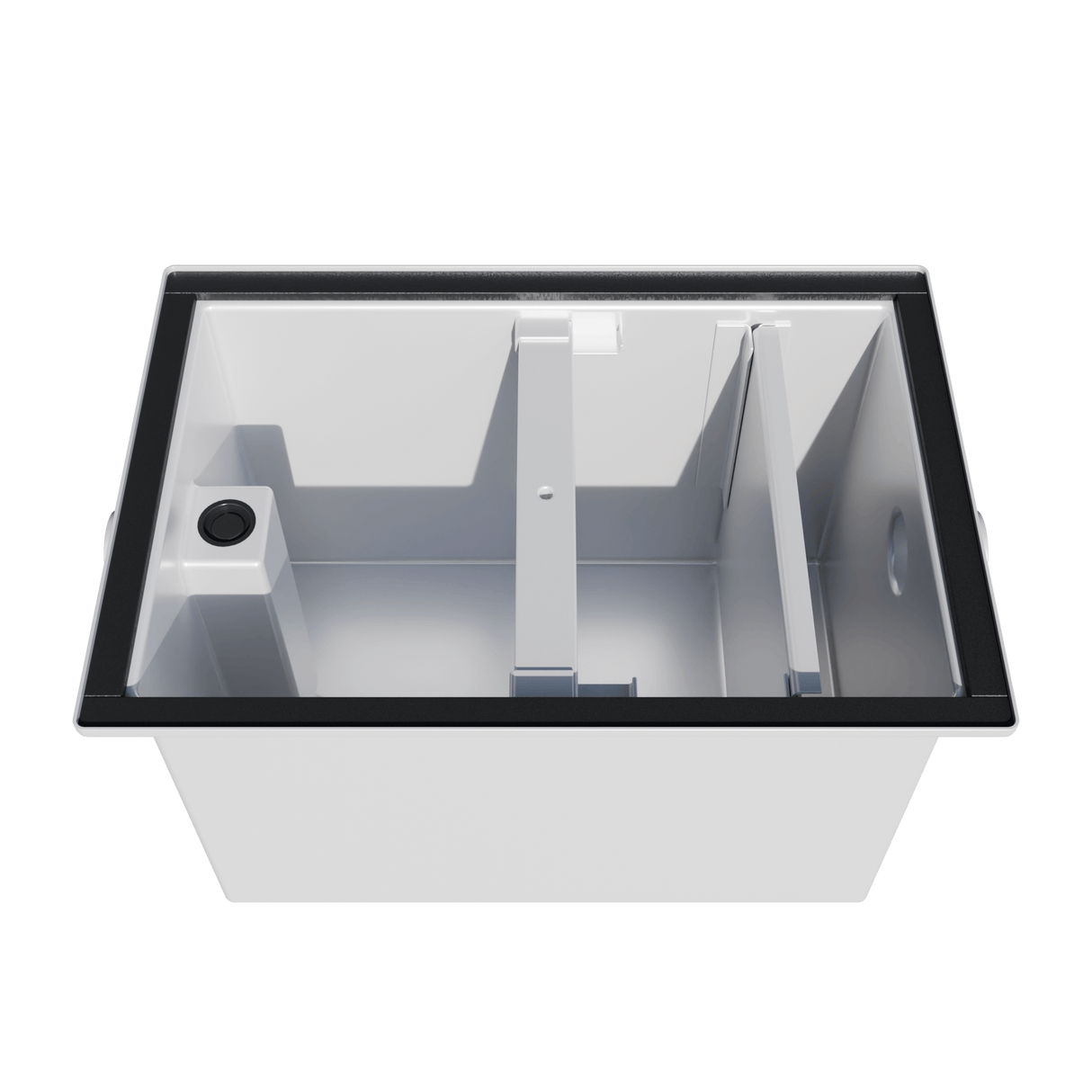 Commercial Grease Trap – 13 Litre Epoxy-Coated Steel | Outdoor & Underground Use | 4KGB Grease Traps / Interceptors - Mild Steel Empire