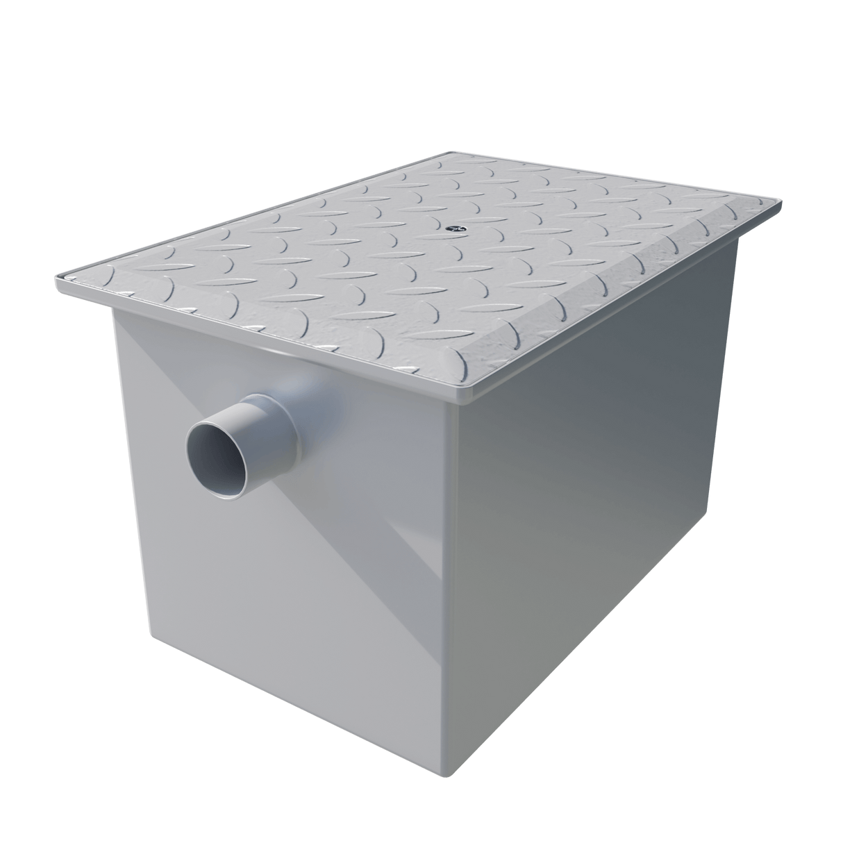 Commercial Grease Trap – 13 Litre Epoxy-Coated Steel | Outdoor & Underground Use | 4KGB Grease Traps / Interceptors - Mild Steel Empire
