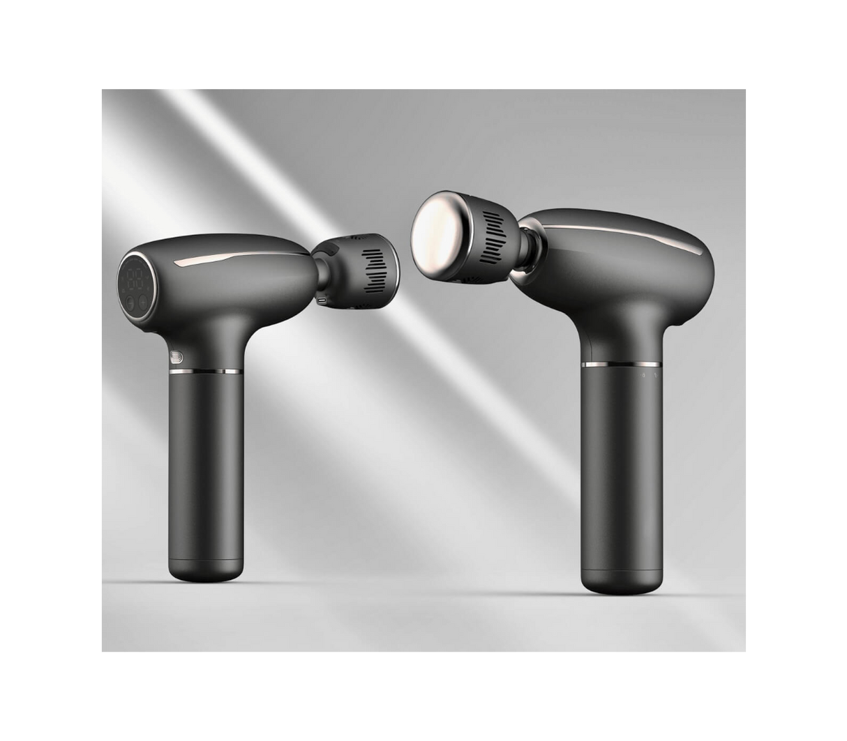 KOVE Hot & Cold Massage Gun with Long Handle – Deep Tissue Percussion Recovery Gun Massage Gun KOVE