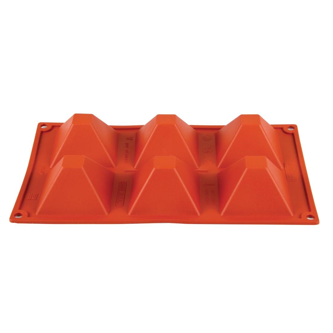 Pavoni Formaflex Silicone Pyramid Mould 6 Cup - N943 Pavoni