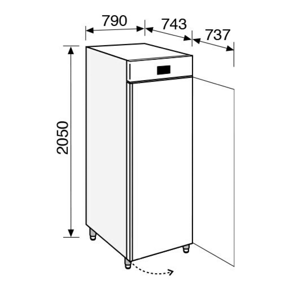 Everlasting Retarder Prover Upright Solid Door 20 Tray Humidity | BAKING-CAB-FL-70 Bakery Fridges Everlasting