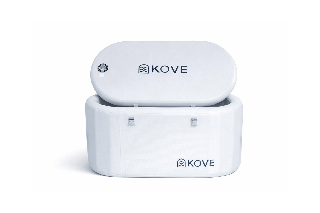 KOVE Pro Ice Bath – Compact Reclined Cold Plunge (Chiller Compatible) White Ice Baths & Cold Plunges KOVE