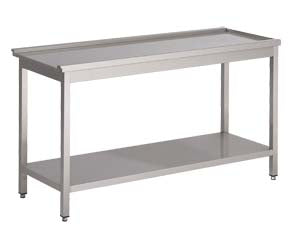 Combisteel Exit Table Bottom Shelf 1200 For 7280.0045-0046-0050-0055-0060-0065 - 7003.0435 Stainless Steel Dishwasher Tables Combisteel
