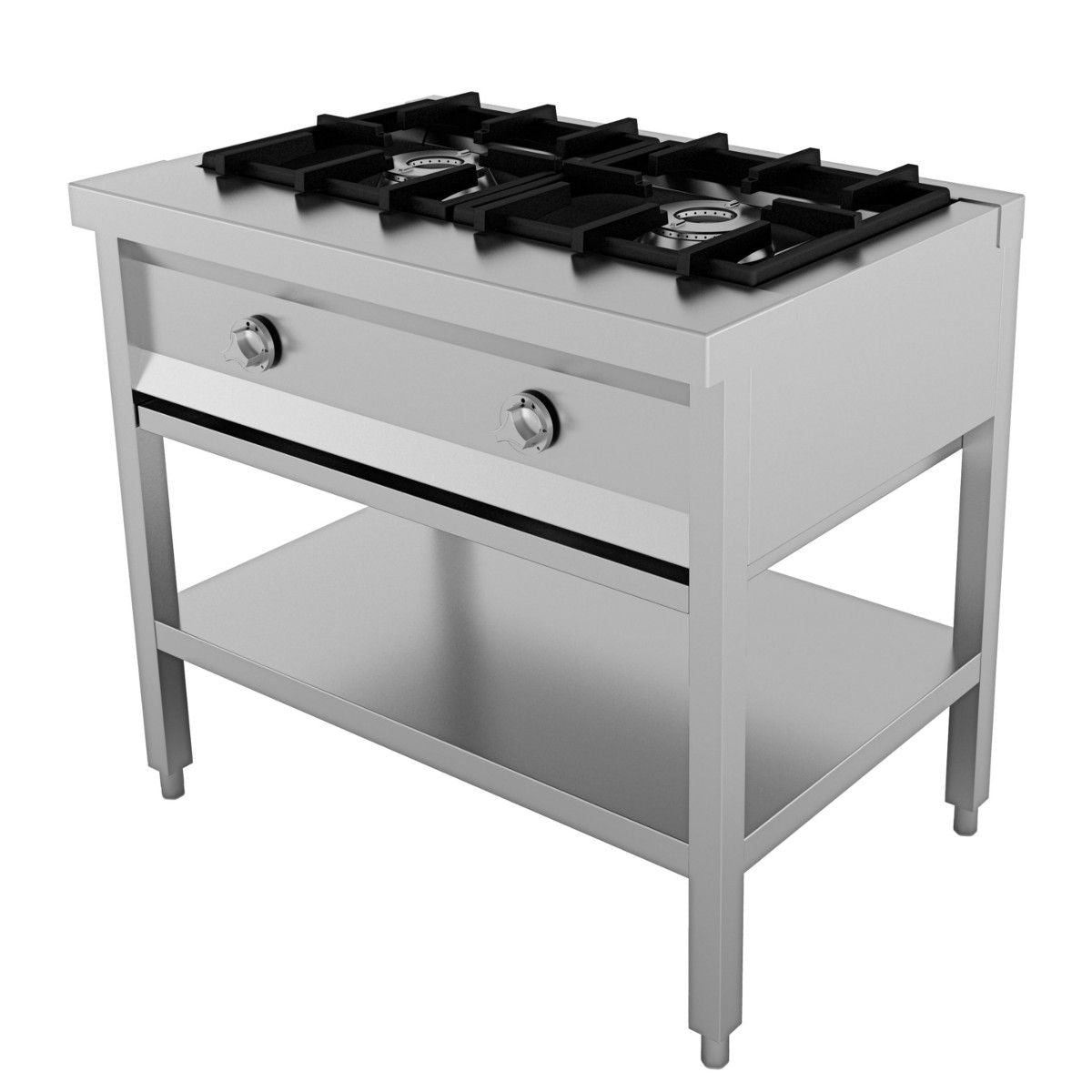 Combisteel Pancake Preparation Table 2 Burner - 7003.0905 Indian Range Cookers Combisteel