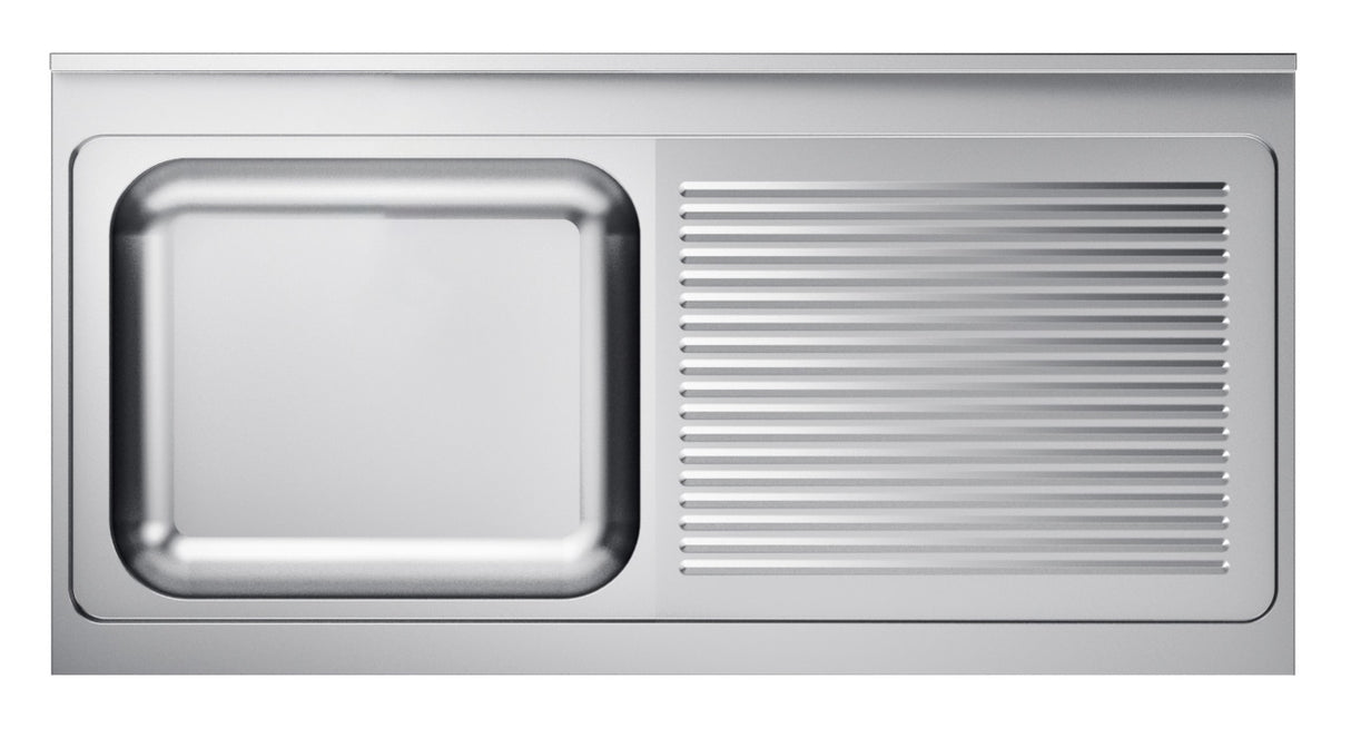 Combisteel 700 Sink Unit Tabletop 1 Left 1400 - 7013.1140 Inset Sink Bowls Combisteel