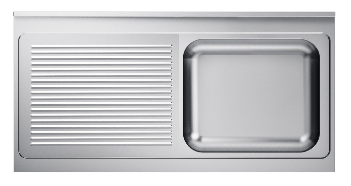 Combisteel 700 Sink Unit Tabletop 1 Right 1400 - 7013.1145 Inset Sink Bowls Combisteel