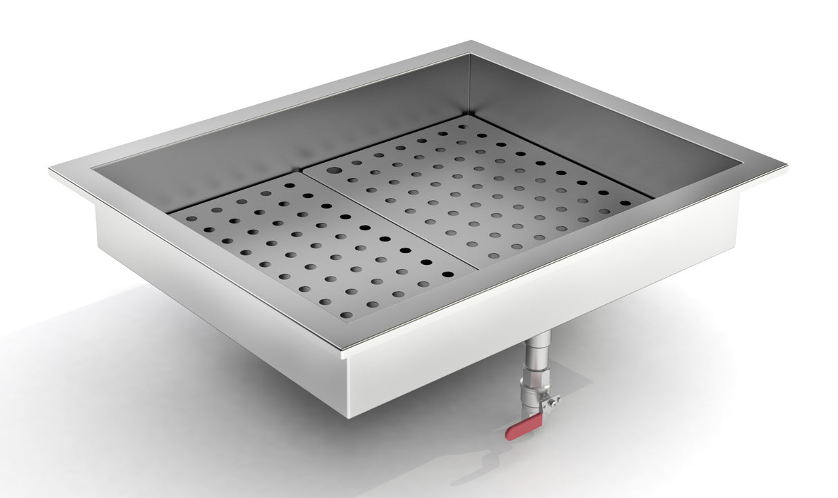 Combisteel Crushed Ice Bin Drop-In 2/1 GN - 7013.2725 Combisteel Accessories & Spare Parts Combisteel