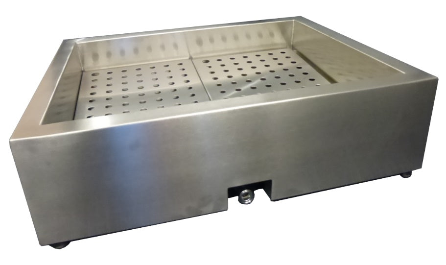 Combisteel Crushed Ice Bin Incline 1/1 GN Aisi 304 Drain On The Operating Side - 7013.2780 Combisteel Accessories & Spare Parts Combisteel