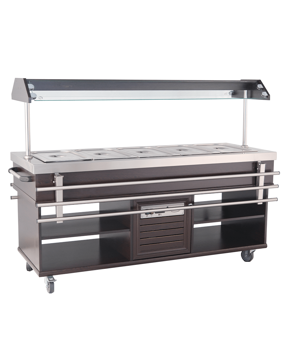 Combisteel Refrigerated Buffet GN 5/1 | 7078.0015 Buffet Displays - Refrigerated/Heated Combisteel