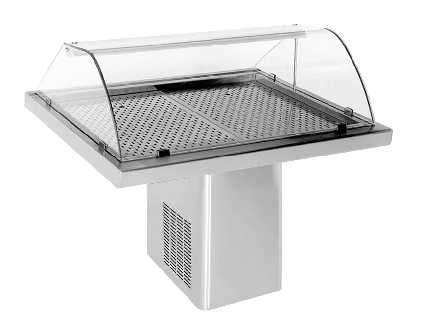 Combisteel Refrigerated Fish Display 1.4m Wide | 7083.0010 Fish Serve Over Counters Combisteel