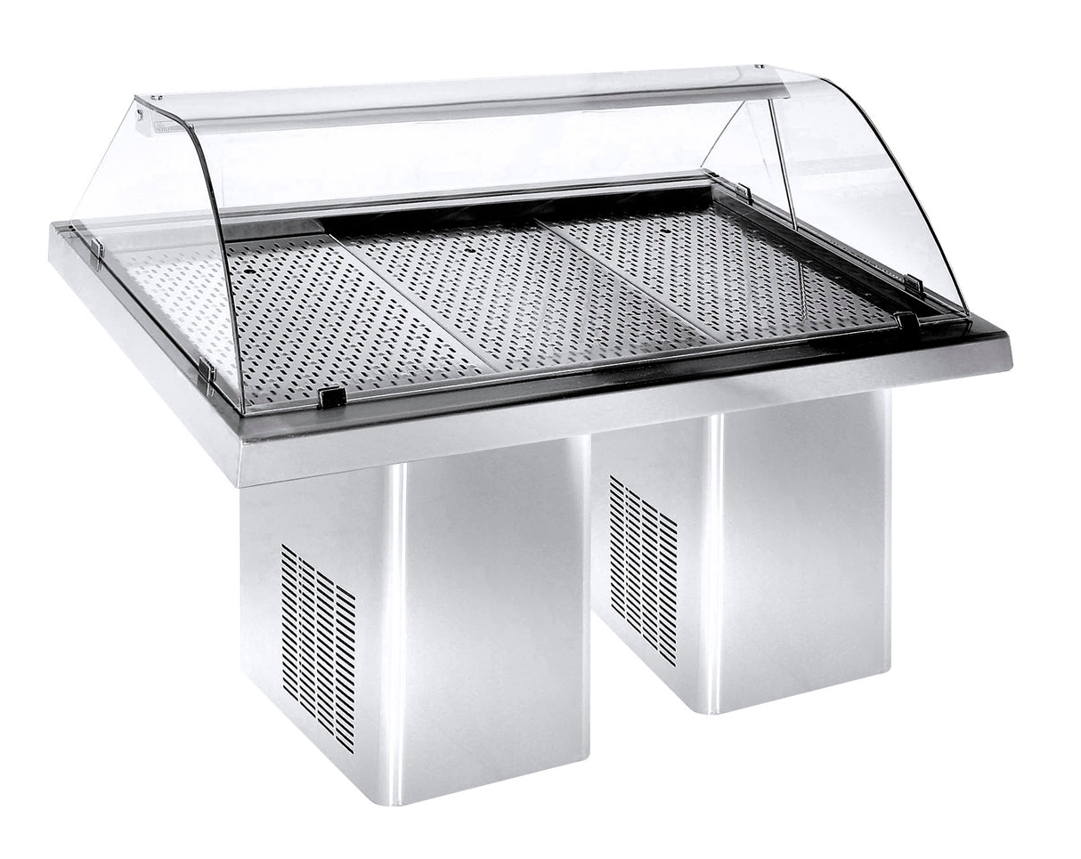 Combisteel Refrigerated Fish Display 1.9m Wide | 7083.0015 Fish Serve Over Counters Combisteel