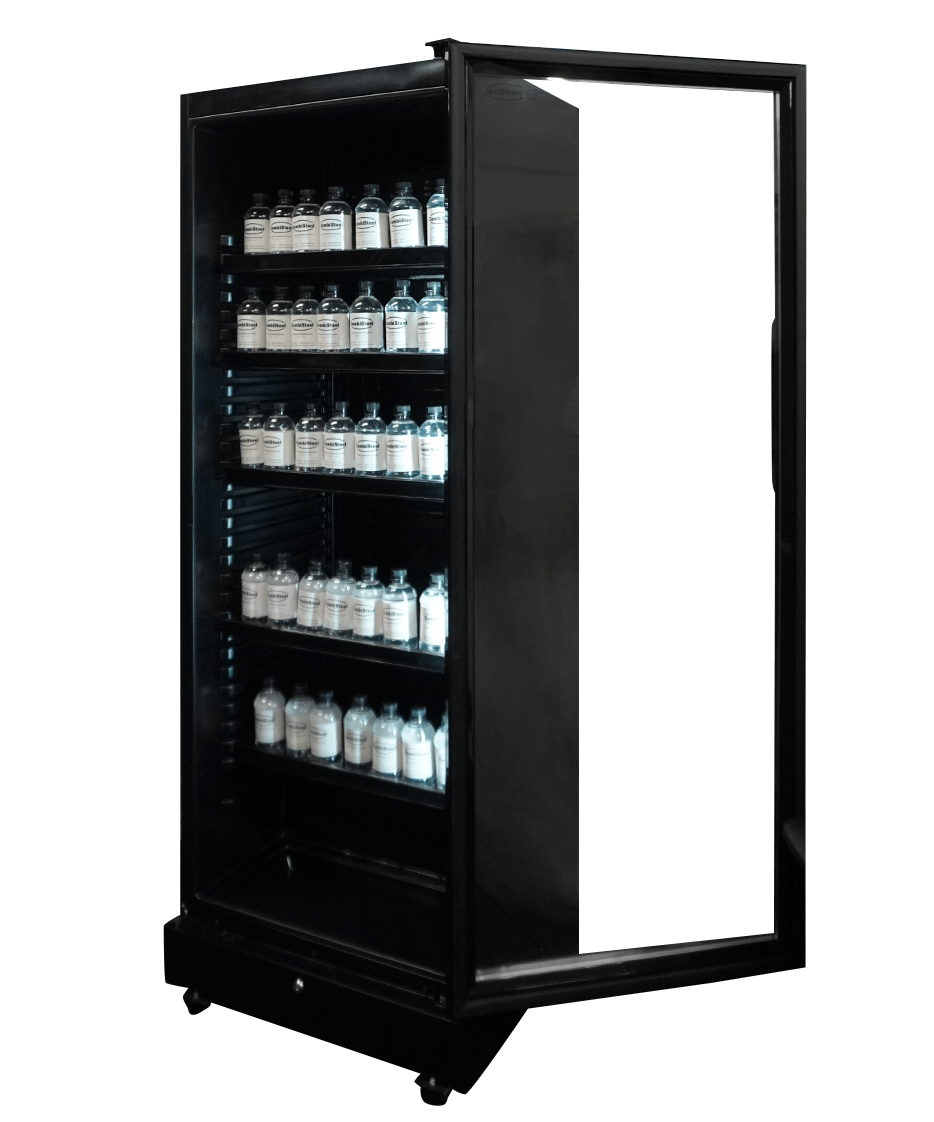 Combisteel Refrigerator 1 Glass Door Display Cooler | 7086.0005 Upright Single Glass Door Chillers Combisteel