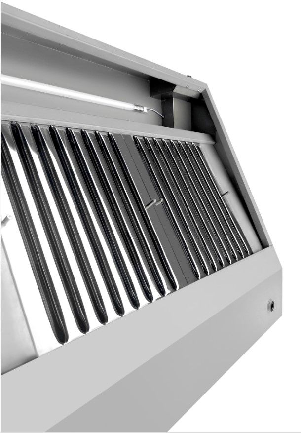Combisteel 900mm Deep Extraction Hood 1200mm Wide With Motor, Filters & LED Lights | 7088.0010 Kitchen Canopies & Cooker Hoods Combisteel