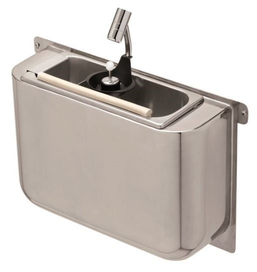 Combisteel Sink For Ice Cream Scoop With Scoop Shower 410X120X270 With Water Drain Hole, Water Connection And Overflow Pipe - 7108.0035 Combisteel Accessories & Spare Parts Combisteel