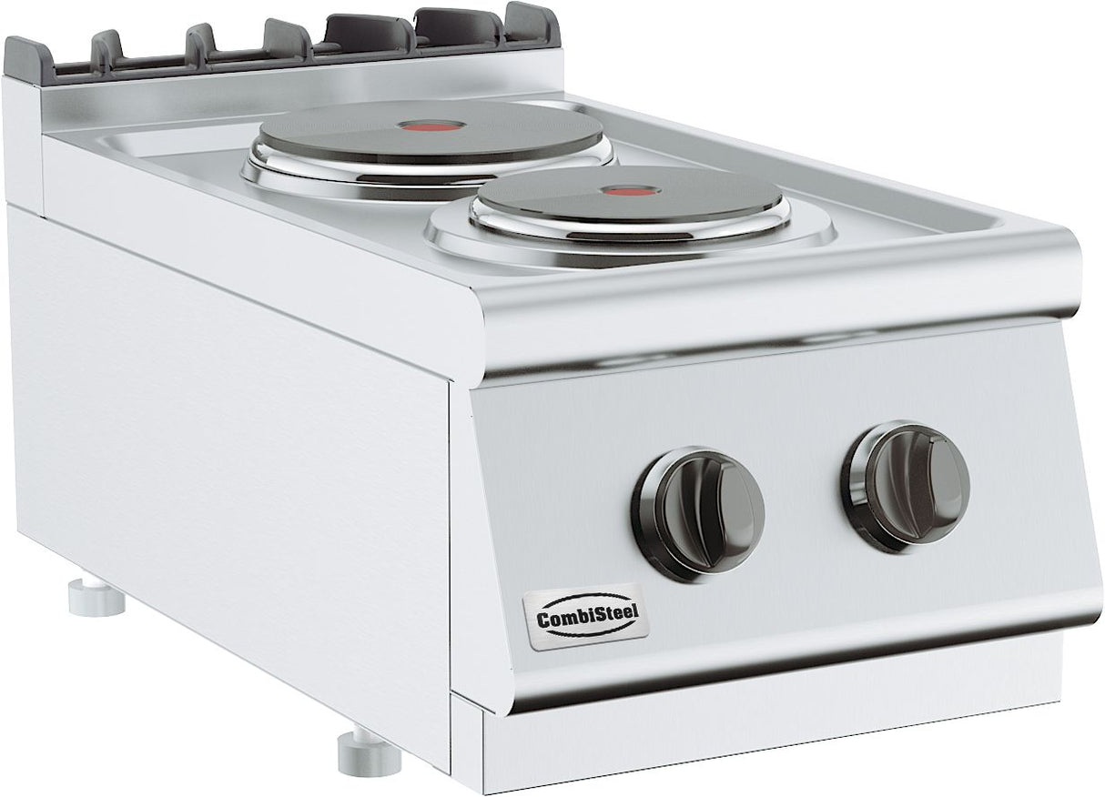 Combisteel Base 700 Electric Range 2 Pl. - 7178.0215 Commercial Boiling Tops & Gas Hobs Combisteel