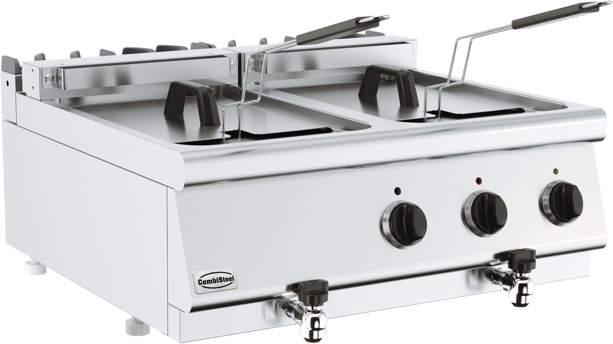 Combisteel Base 700 Electric Fryer 2X10L - 7178.0290 Countertop Electric Fryers Combisteel