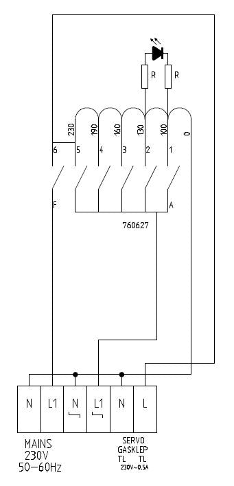Combisteel Speed Govenor 1 Phase 9 Amp - 7223.0061 Extraction Fan Speed Controllers Combisteel