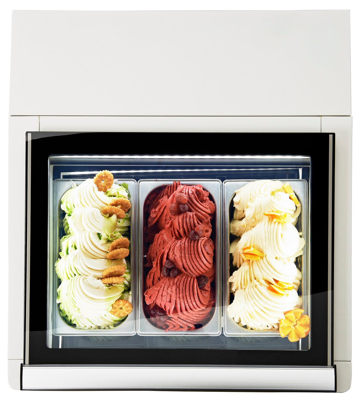 Combisteel Countertop Model Ice Cream Display White Opens On The Operating Side - 7292.0005 Ice Cream Display Freezers Combisteel