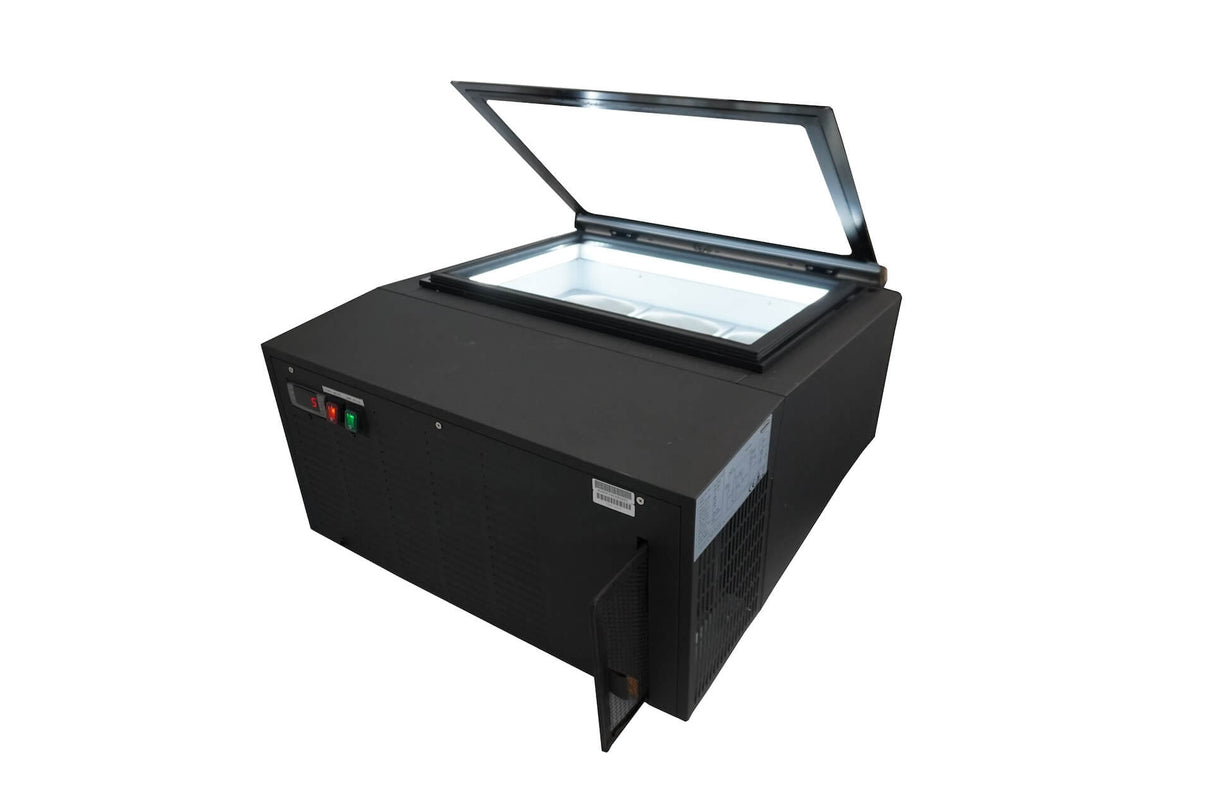 Combisteel Ice Cream Counter Top Compact Display Freezer 3 x 5 Litre - 7292.0010 Ice Cream Display Freezers Combisteel