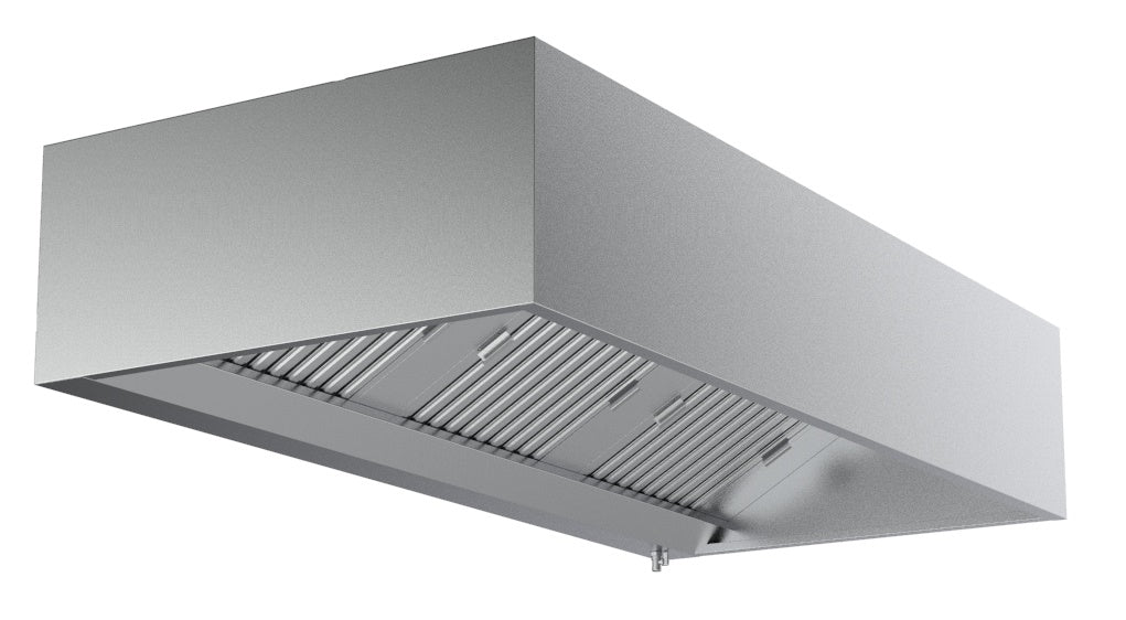 Combisteel 1600mm Wall-Mounted Extraction Hood – Box Model Commercial Ventilation Unit | 7333.0640 Kitchen Canopies & Cooker Hoods Combisteel