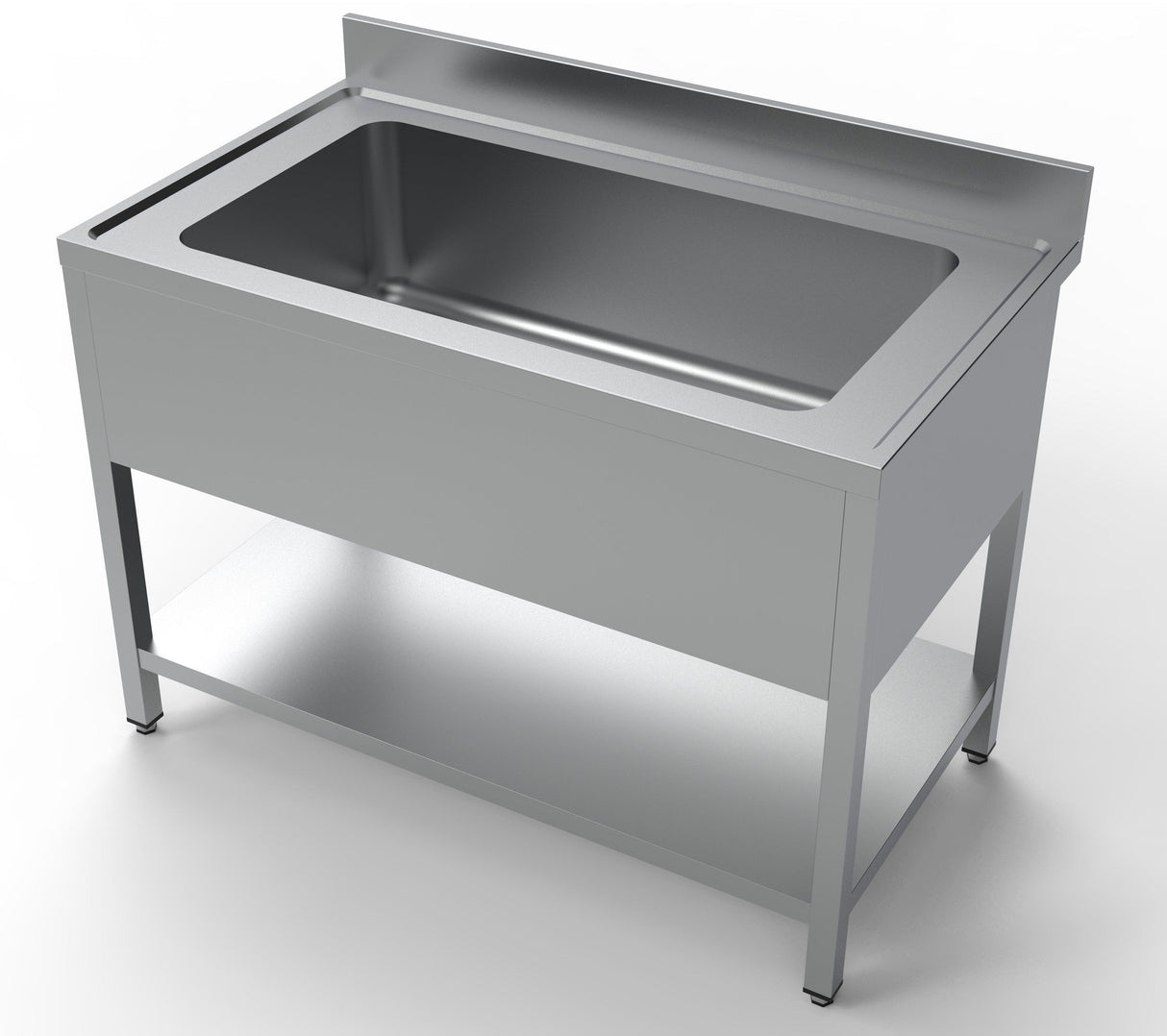 Combisteel Extra Wide Single Pot Wash Catering Sink 1200mm - 7333.1300 Pot Wash Sinks Combisteel