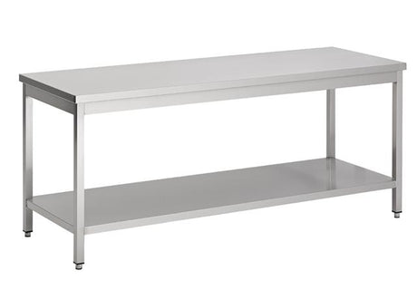 Combisteel 600 Worktable Bottom Shelf Flat Packed 800 - 7333.1510 Stainless Steel Centre Tables Combisteel