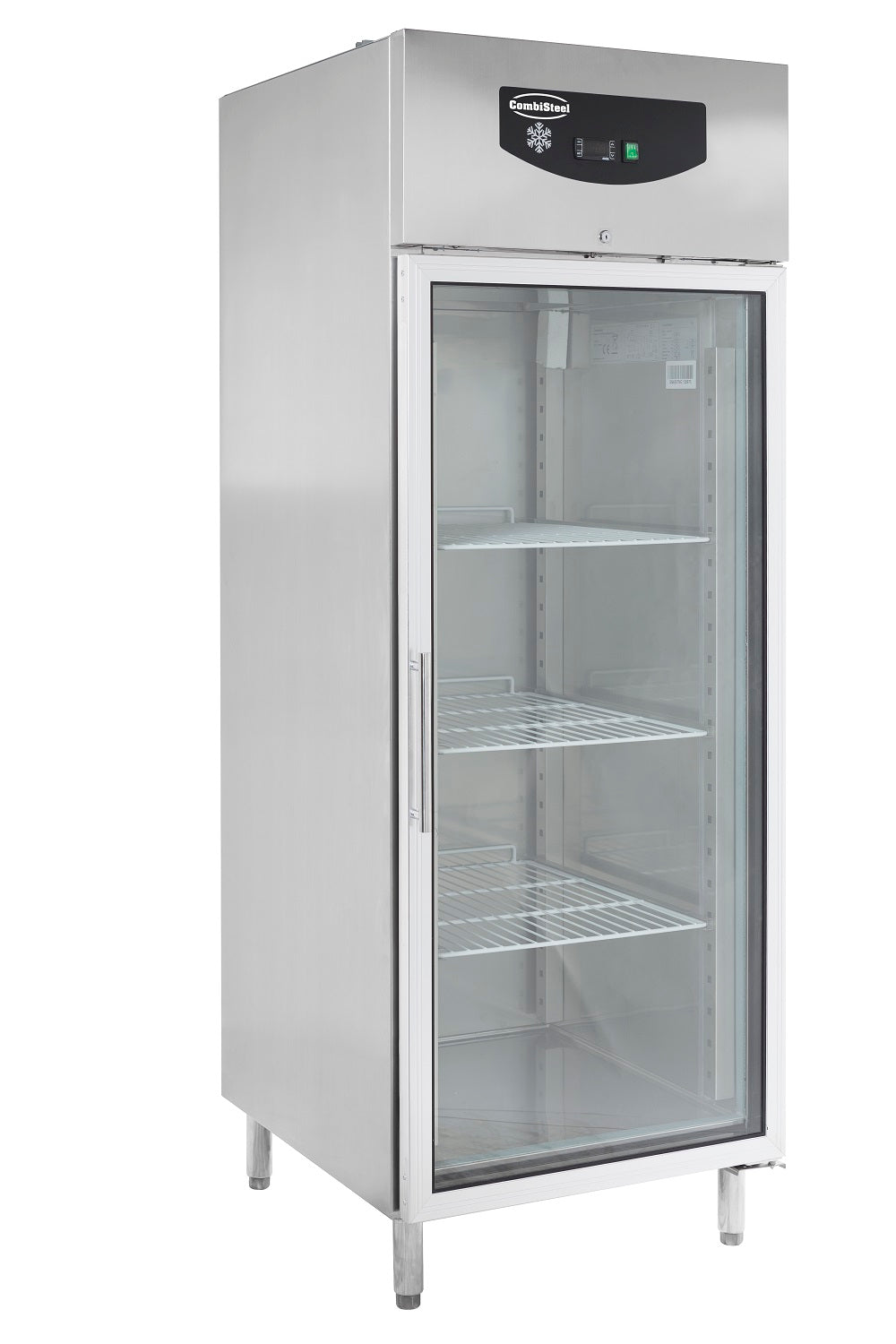Combisteel Freezer Stainless Steel 1 Glass Door - 7450.0150 Upright Glass Door Freezers Combisteel