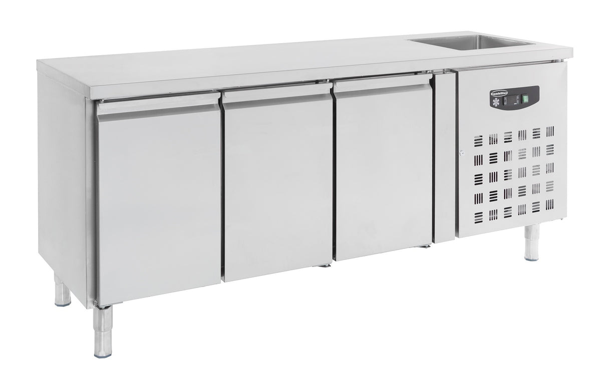 Combisteel 700 Refrigerated Counter Sink 3 Doors - 7450.0215 Refrigerated Counters - Triple Door Combisteel
