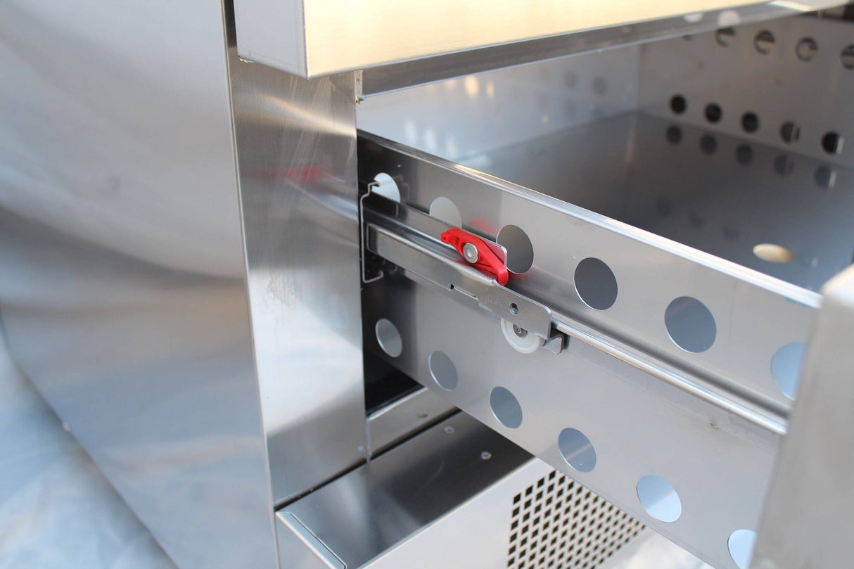 Combisteel Single Drawer Dual Temperature Counter Fridge Freezer 3 x GN 1/1 - 7450.0235 Counter Fridges With Drawers Combisteel