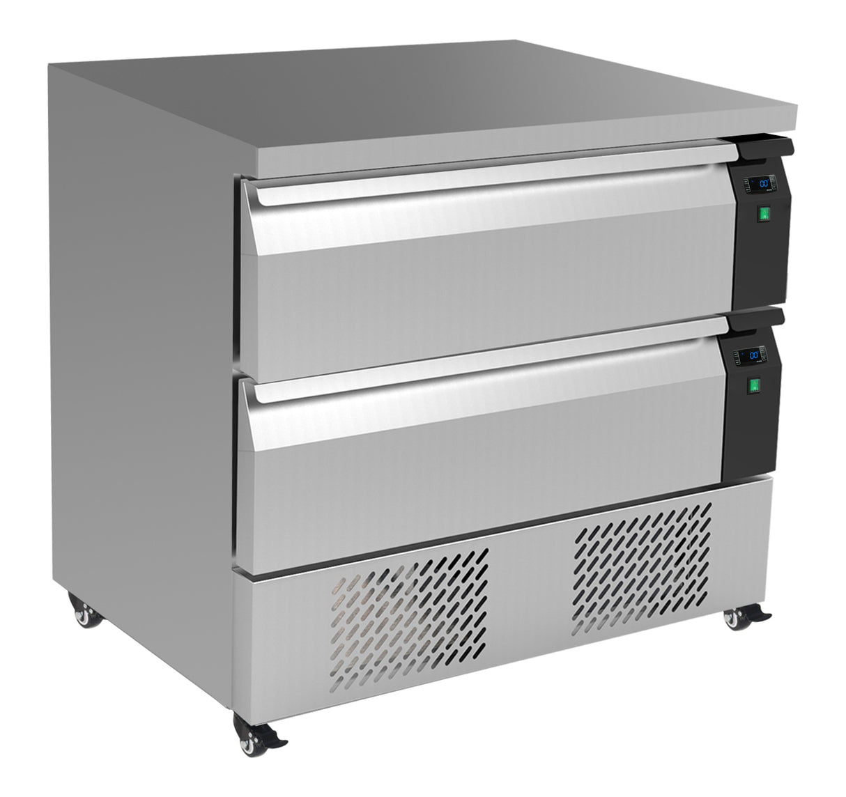 Combisteel Refrigerated/Freezer Counter Switchable 2 Drawers 4X 1/1Gn | 7450.0240 Combisteel