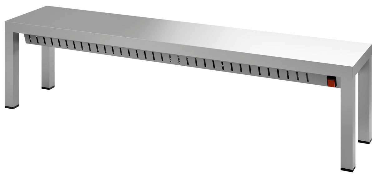 Combisteel Overshelf Halogen Heated Gantry 1 Level 2000 | 7452.0285 Heated Gantry Chef's Rack Combisteel