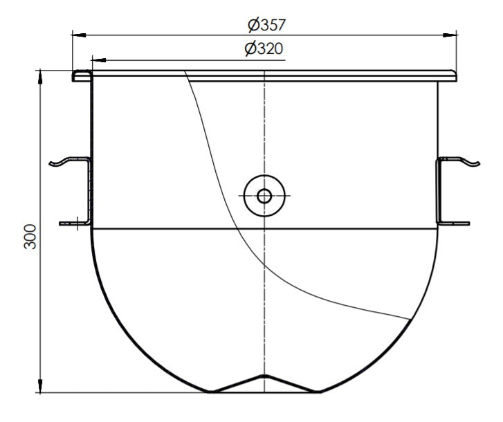 Combisteel Bowl For 7455.0105 - 7455.0122 Combisteel Accessories & Spare Parts Combisteel