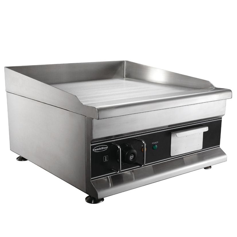 Combisteel Electric Counter Top Chrome Frying Griddle 500mm Wide - 7455.1055 Electric Griddles Combisteel