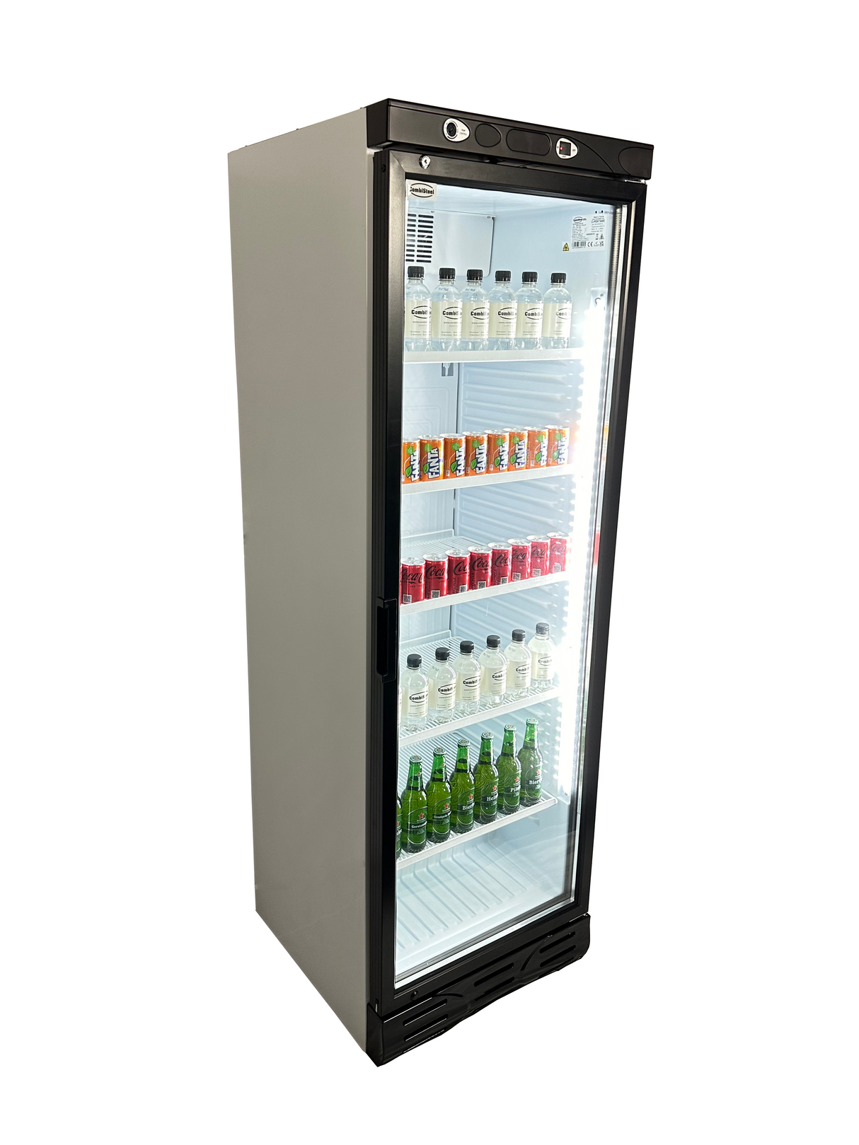 Combisteel Refrigerator 1 Glass Door 382L - 7464.0095 Upright Glass Door Fridges Combisteel