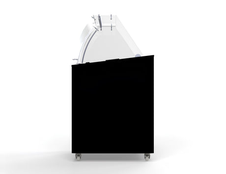 Combisteel Corsica Ice Cream Counter Display Freezer 6 x 5 Litre Black - 7472.0124 Ice Cream Display Freezers Combisteel