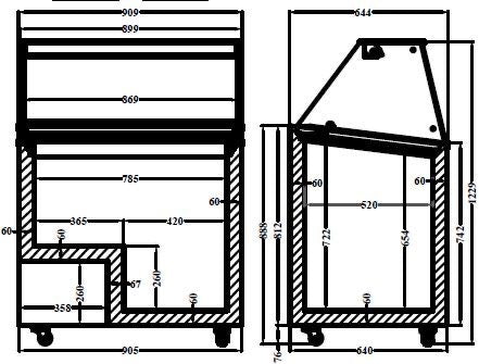 Combisteel Corsica Ice Cream Counter Display Freezer 6 x 5 Litre - 7472.0125 Ice Cream Display Freezers Combisteel