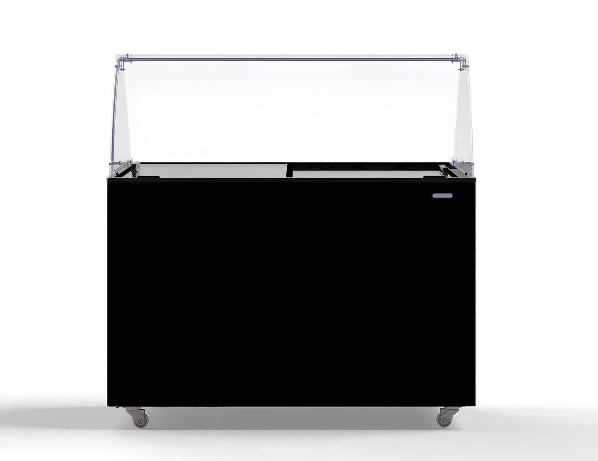 Combisteel Java Ice Cream Counter Display Freezer 8 x 5 Litre Black - 7472.0129 Ice Cream Display Freezers Combisteel
