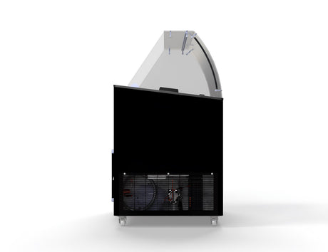 Combisteel Java Ice Cream Counter Display Freezer 8 x 5 Litre Black - 7472.0129 Ice Cream Display Freezers Combisteel